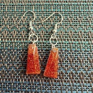 Resin Sparkle Earrings